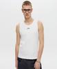 DNSR Metal Logo Sleeveless White