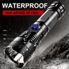 USB 300 Minute Chargeable Flashlight Strong Light 3 Modes Hand Lamp 18650 Battery Torch Waterproof Camping Hiking Night Patrol