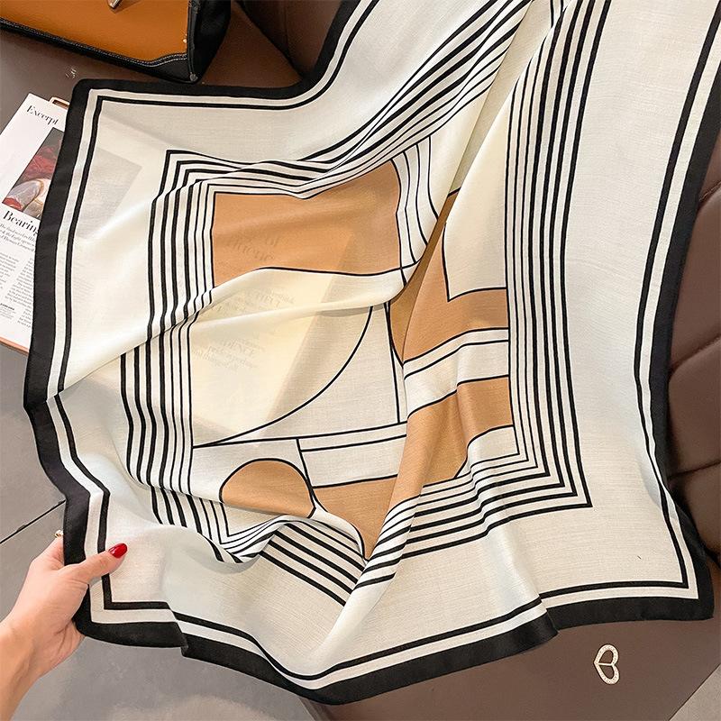 

90 * 90 см новый квадратный шарф многофункциональный декоративный модный шарф двойного назначения шаль носить солнцезащитный крем зима тепло 90*90cm