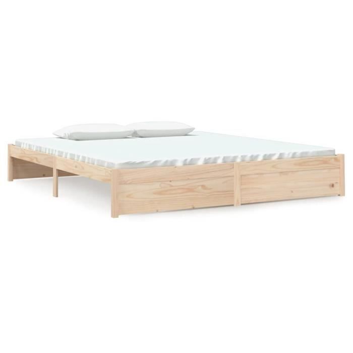 VidaXL Bed Frames Solid Wood 180x200 Cm Super King 814964