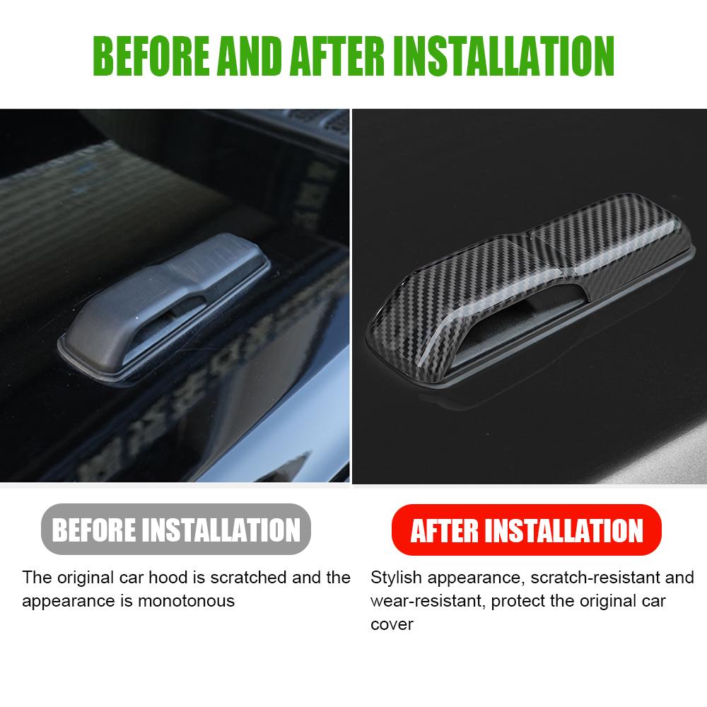 Motorhauben-Sprühdüsen-Zierabdeckung für Jeep Wrangler JL 2018 2019 Gladiator JT Sports Rubicon Sahara 2020 2025 2025 2025