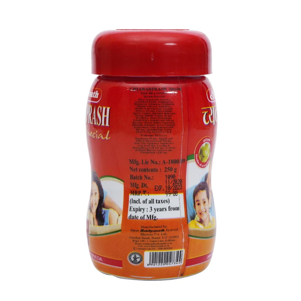 Baidyanath Jhansi Chyawanprash Special 250g X Pack Of 2 | Boost Immunity & Vitality | Herbal Energy Supplement For Daily Wellness