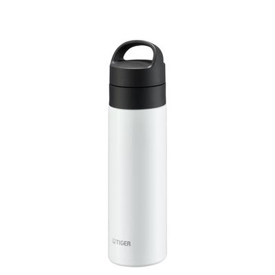 Tiger Thermos Water Bottle 480ml Vacuum Insulated Carbonated BottleBottleWarm/Cold Portable Compact White MKB-T481WJ