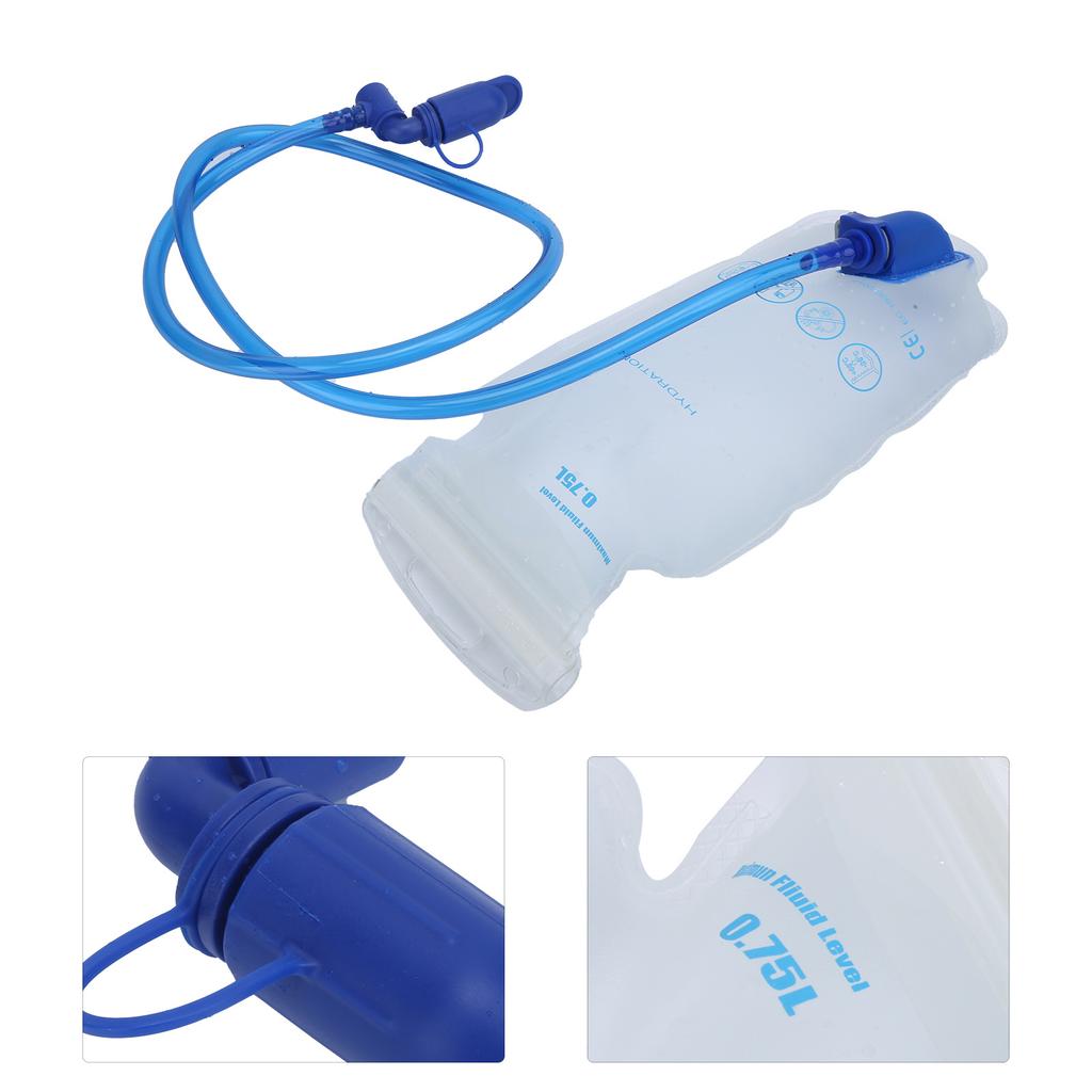 AFISHTOUR Trinkblase 750ML Wasserblase Auslaufsicher Wasserreservoir Trinkrucksack für