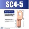 Cd Copper Lug Ring Wire Connectors Bare Cable Electric Crimp Terminal Sc4-6 Sc6-6 Sc6-8 Sc10-6 Sc16-6 Sc16-8 Sc25-8