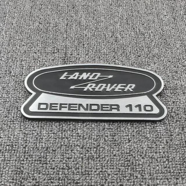 Alloy Car Side Badge Decal Auto Rear Trunk Sticker Front Grille Emblem Accessories for Land Rover 2015 DEFENDER 110 Decoration XS2