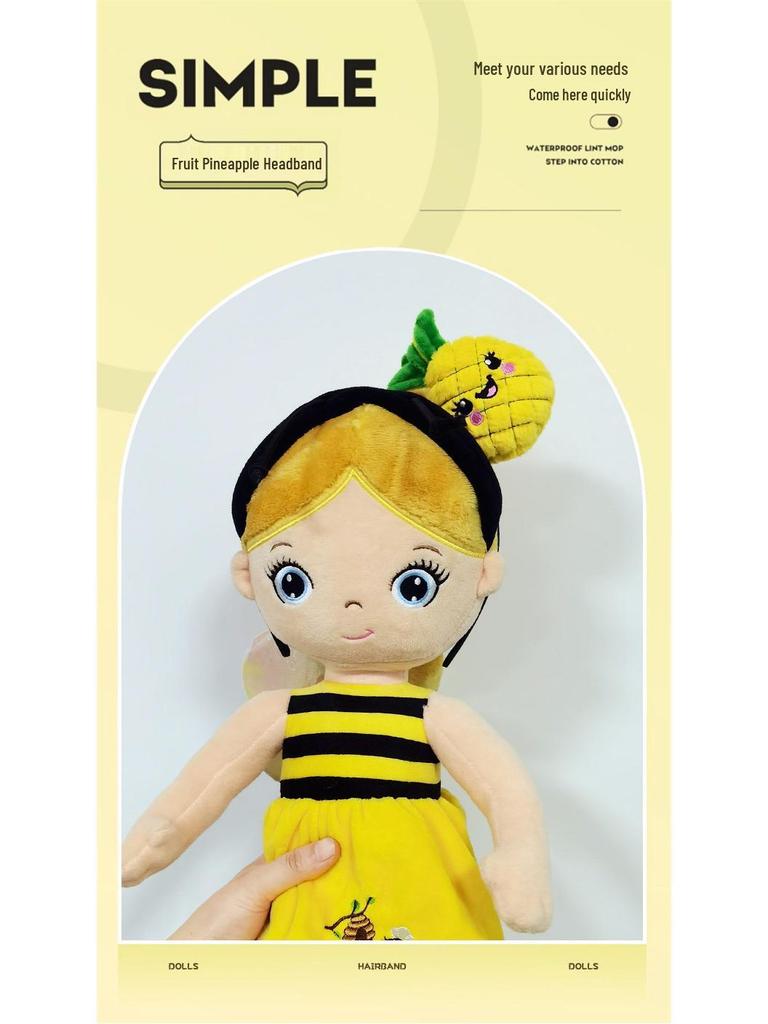 Pineapple Plush Doll Headband - Cute, High-Quality Fruit Accessory