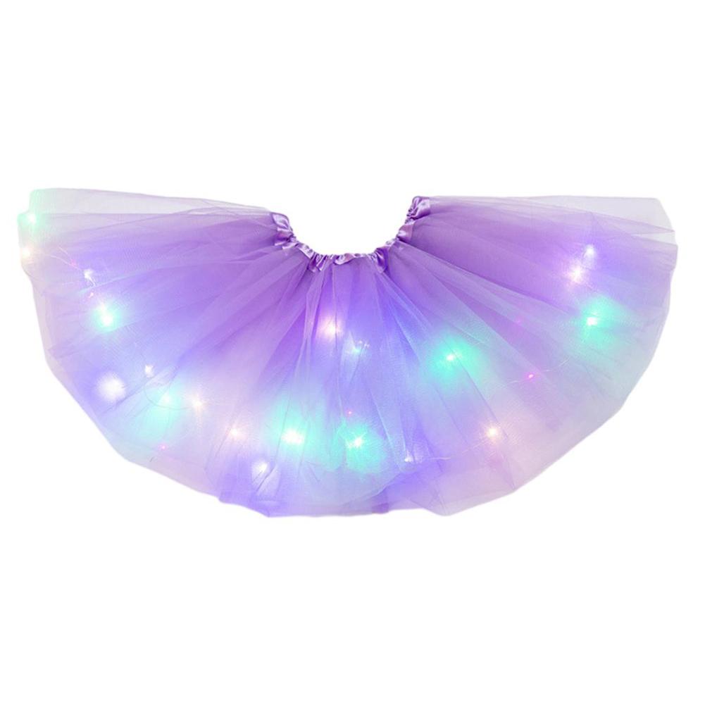 Women\'s Skirt Female Light Up Costume Polyester Fiber