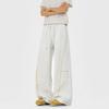 Unisex Streetwear Loose Fit Wide Leg Casual Sweatpants Cotton Blend 2026