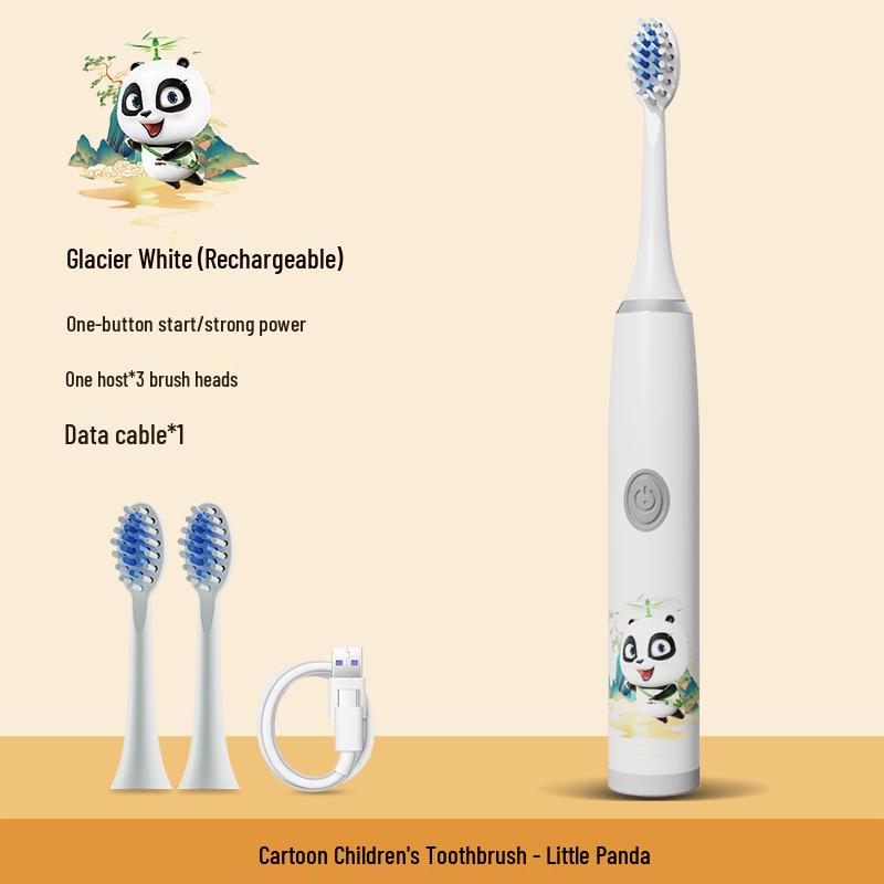 Kids' Rechargeable Sonic Electric Toothbrush & Water Flosser with Soft Bristles