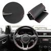 Car Steering Wheel Cover For Kia Rio 2017 2018  Rio5  K2 2016 Morning 2017 Picanto 2018 Hand-stitched Perforated Leather