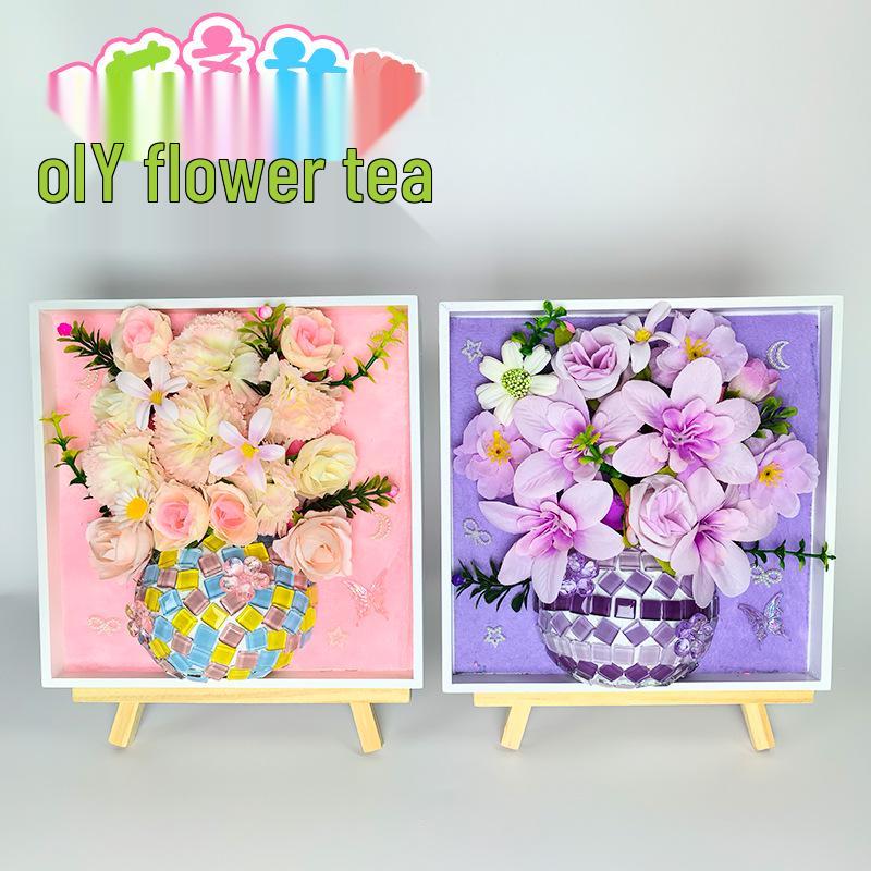 Children's 3D Mosaic Vase DIY Kit - Team Activity & Mother's Day Gift