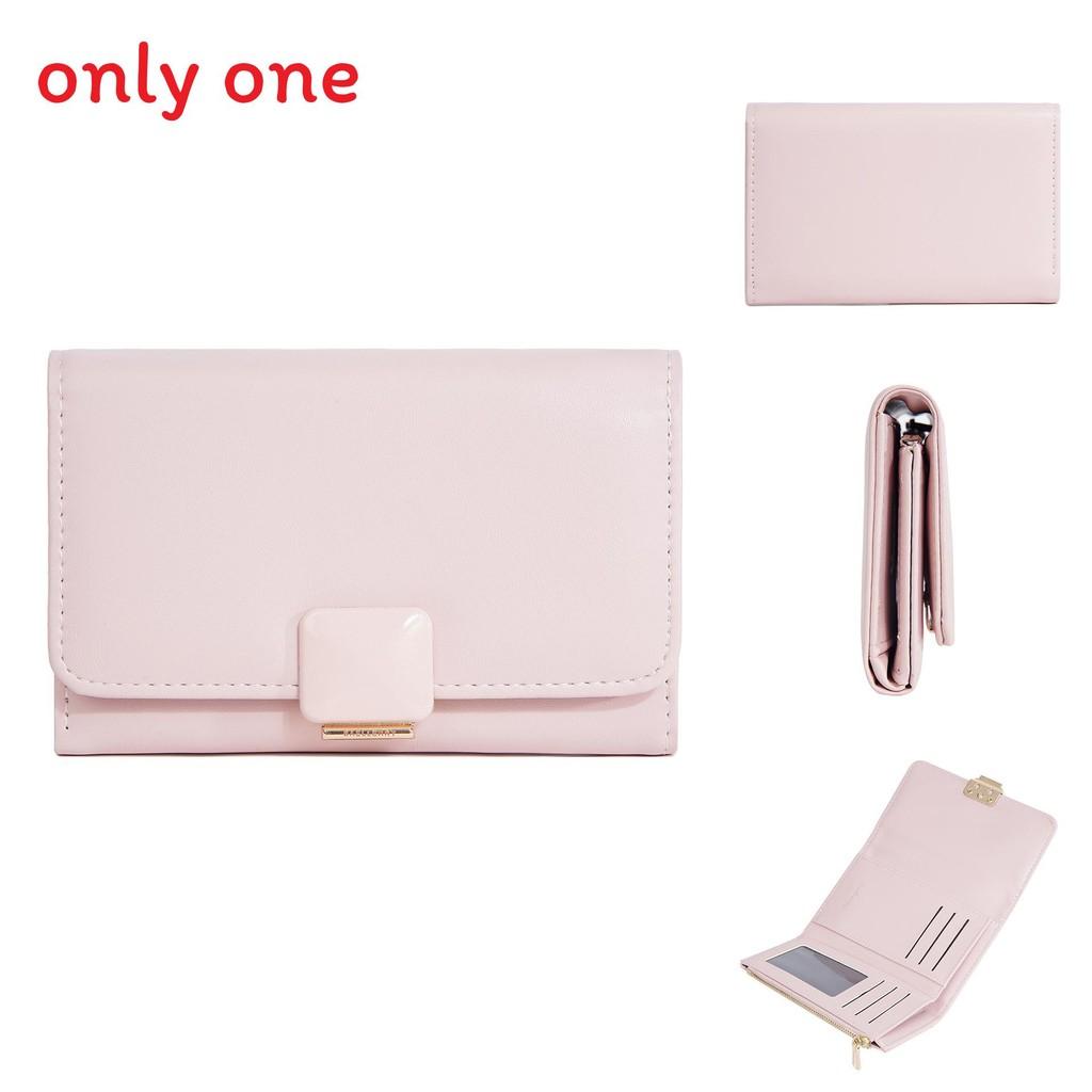 Ladies Wallet Card Holder Pu Leather Zipper Long Style For Daily Use