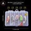 5PCS Premium Fishing Spinner Lure Set-Durable Zinc Alloy Metal Spoons with Vibrant Action for Trout Carp Fishing  Accessory Kit