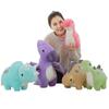 Home Decor Animal Pillow Triceratops Stuffed Doll Sleeping Pillow Dino Toy Dinosaurs Plush Toy