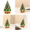 Elegante Grüne Ornament-Aufbewahrungsbox Einzigartige Weihnachtsbaum-Ringe-Box Praktischer Schmuckzubehör-Aufbewahrungsbehälter
