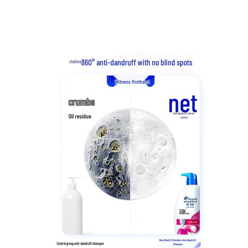 Head & Shoulders Silky Smooth Anti-Dandruff Shampoo Twin Pack (2x1kg)