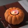 2026 Latest Models 3D Pumpkin Candle Holder Silicone Mold DIY Halloween Ornament Craft Making Plaster Resin Candlestick Casting