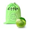 Banana Storage Bag Drawstring Closure Aluminum Lining Easy to Clean Multi-purpose Reusable Fruit Vegetable Protective Bag