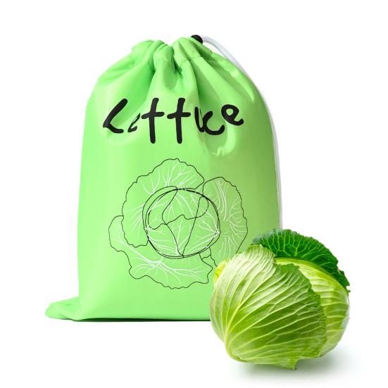 Banana Storage Bag Drawstring Closure Aluminum Lining Easy to Clean Multi-purpose Reusable Fruit Vegetable Protective Bag