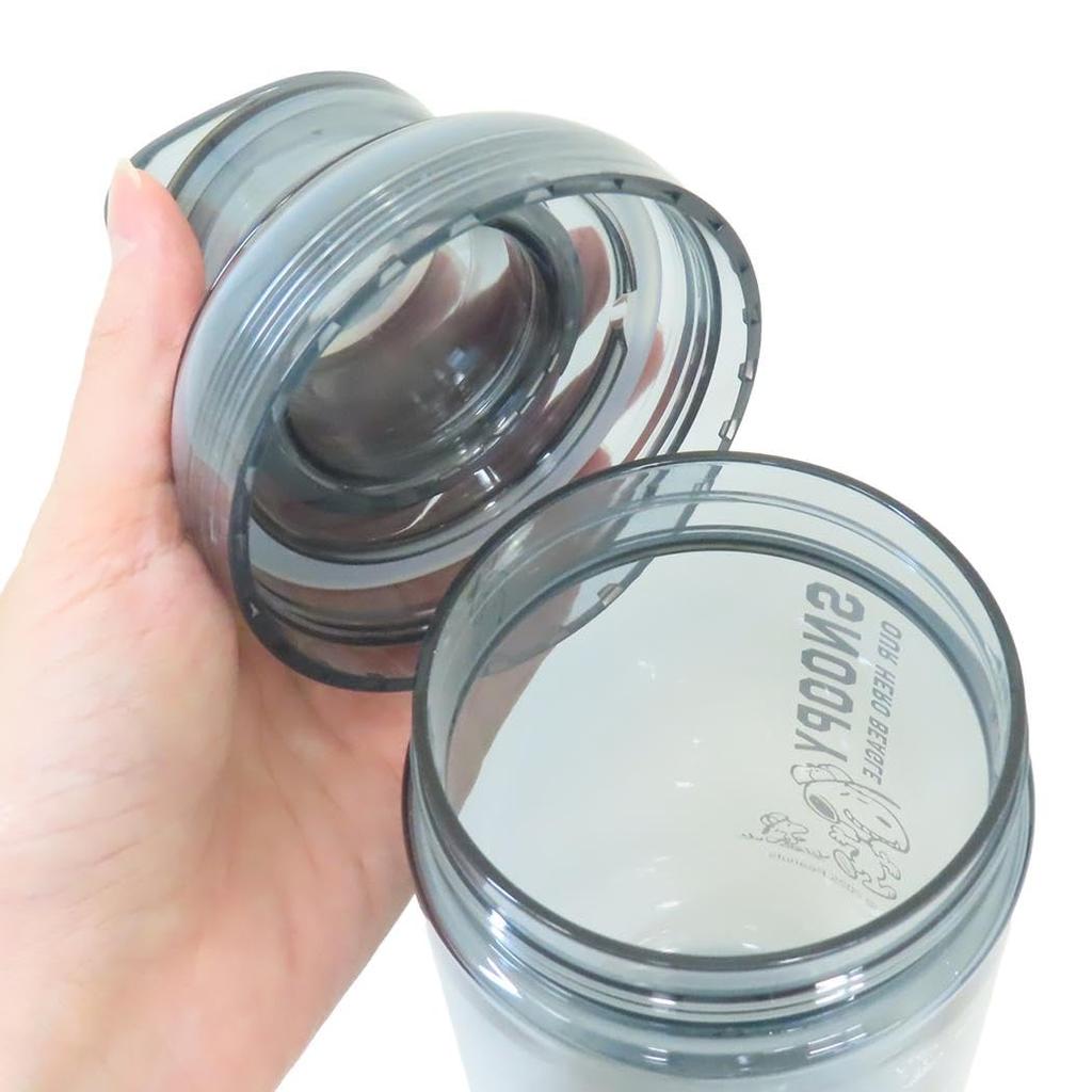 Marimo Craft Snoopy Clear Water 700ml Direct Drinking Character x H215mm Bottle, / Bottle, Goods, Gray, 85