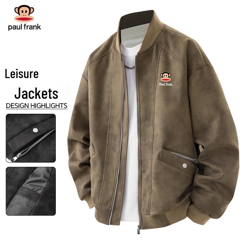 

Paul Frank Retro Suede Baseball Collar Jacket M