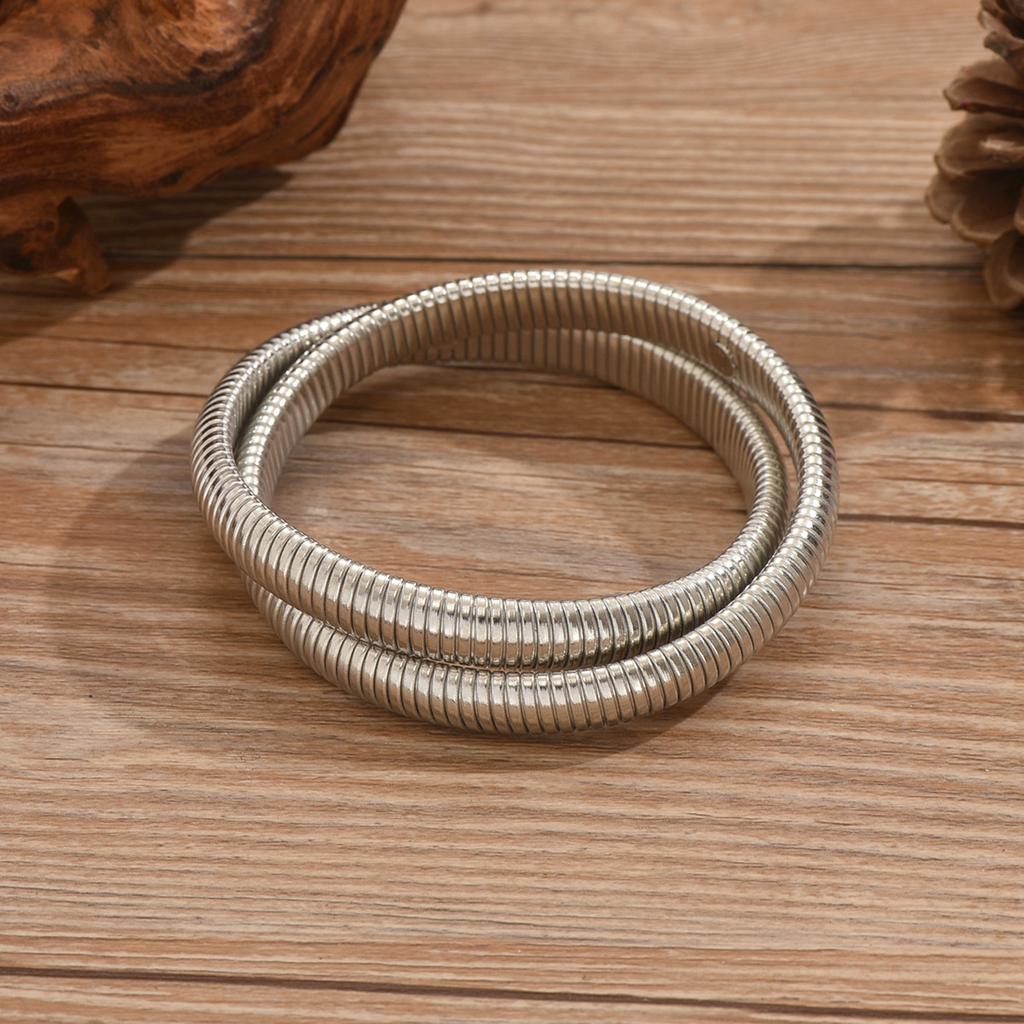 Cold Wind Wrapped Snake Bone Metal Necklace Personality Exaggerated Collarbone Chain