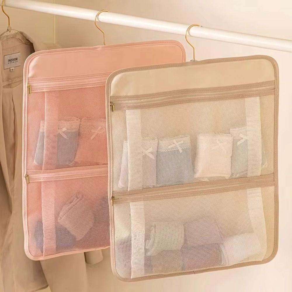 Large Capacity Underwear Storage Bag Space-Saving Closet Socks Dispenser Dormitory Wardrobe