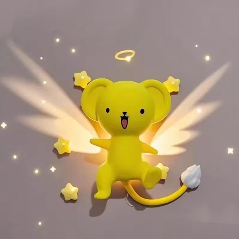 

Карты Клоу Сакуры Цербер Магниты на холодильник Светящиеся Аниме Киномото Наклейка на холодильник Световые знаки Коллекционная модель