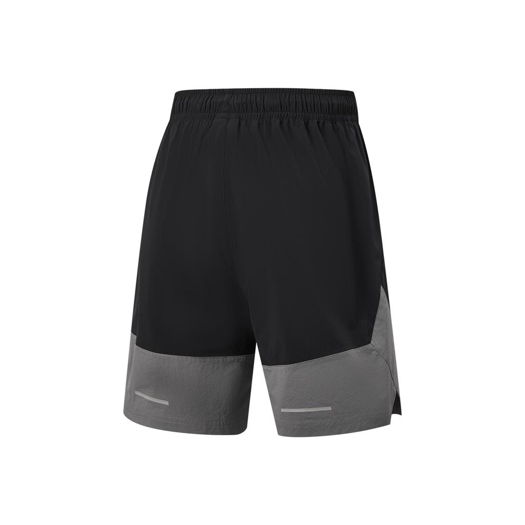 Li-Ning Wade Series Color Block Lace-Up Printed Sports Shorts Men Shorts AKSW091-1