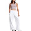 Under Armour Unstoppable Fleece Wide Leg Pants Women Pants White 1386490-100