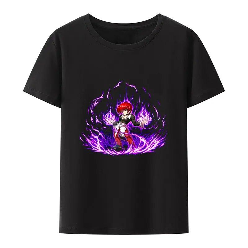 The King of Fighters Mai Shiranui Print T Shirt Womens Clothing Retro Hipster Streetwear Hip-hop Street Fashion Tops