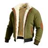 Men's Retro Printed Lined Hooded Jacket for Winter Outdoor Activities