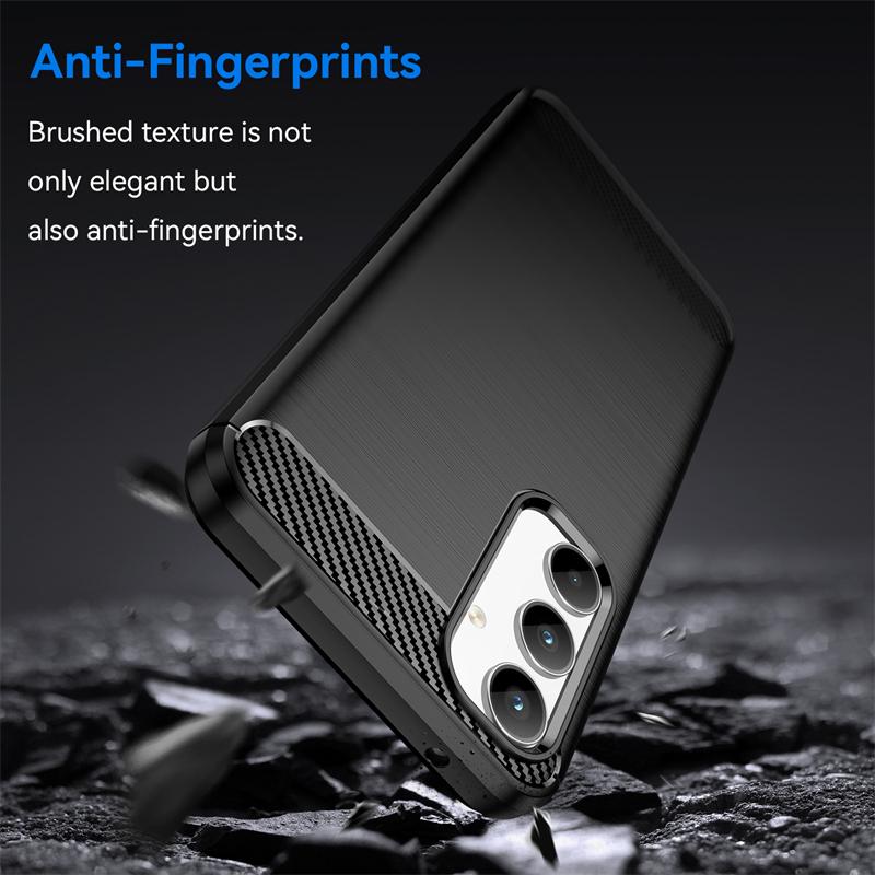 For Samsung A35 Case Cover Samsung Galaxy A35 A05 A05S A15 A25 A55 5G Capas Shockproof TPU Soft Carbon Fiber Fundas Samsung A35