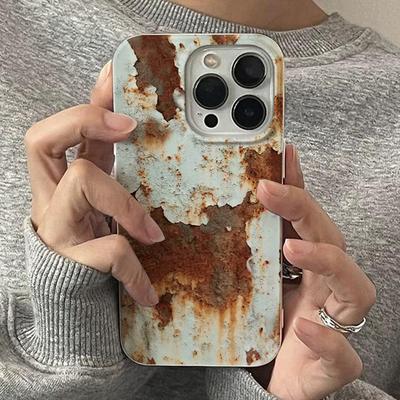 Retro Fashion Rust Pattern Design Phone Case For iPhone 17 16 Pro Max 15 14 Plus 13 12 11 Pro Max 16e 17Air Shockproof Cover