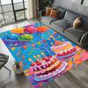 Birthday Party Decoration: Non-slip Washable Floor Mat for Carpets Large Carpet Suitable for Bedrooms and Living Rooms Holiday