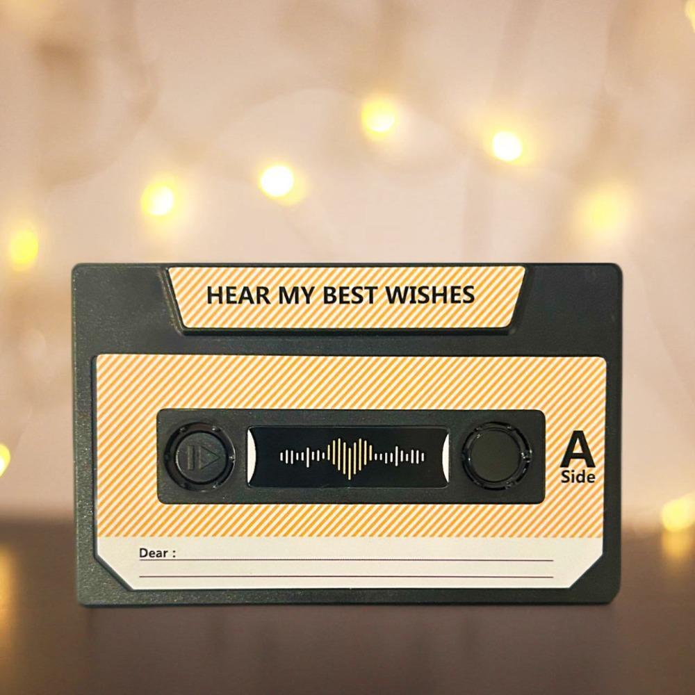 Voice Card Tape Recording Voice Card DIY Recordable Post Card  Valentine's Day