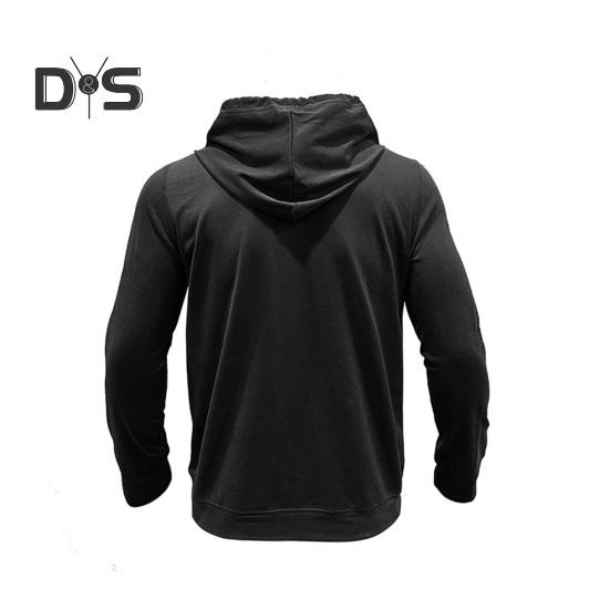 Toamnă, primăvară, pentru bărbați, top cu șnur, buzunare la piept, cu glugă, mâneci lungi, cu glugă, culoare pură, manșetă elastică, de lungime medie, sport casual