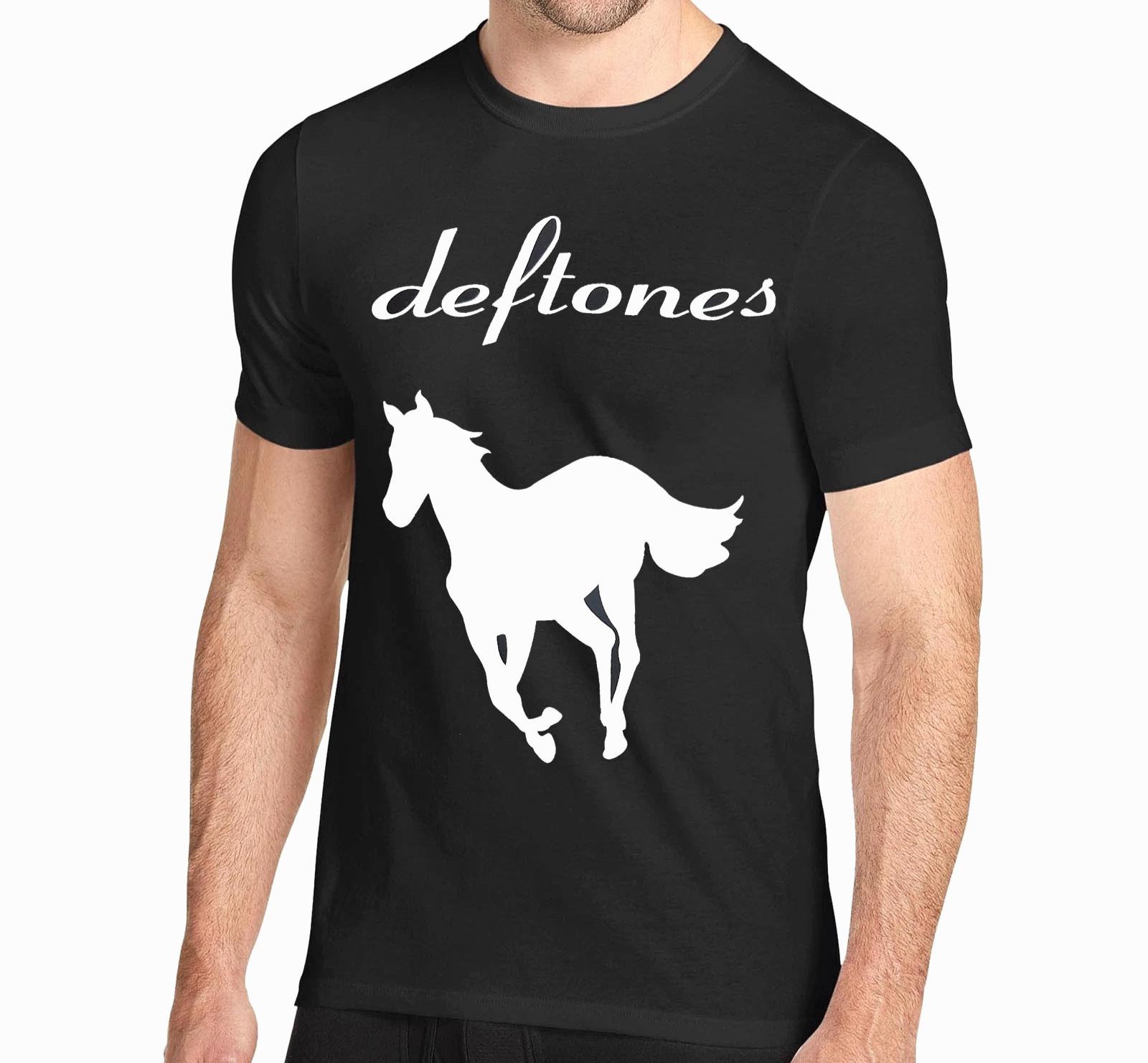 Deftones White Pony Rock Band Black T Shirt S