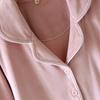 Women's Winter Fleece Pajama Set - Warm Cardigan, Long Sleeves, Side Pockets, Can Be Worn Outside in Spring and Autumn