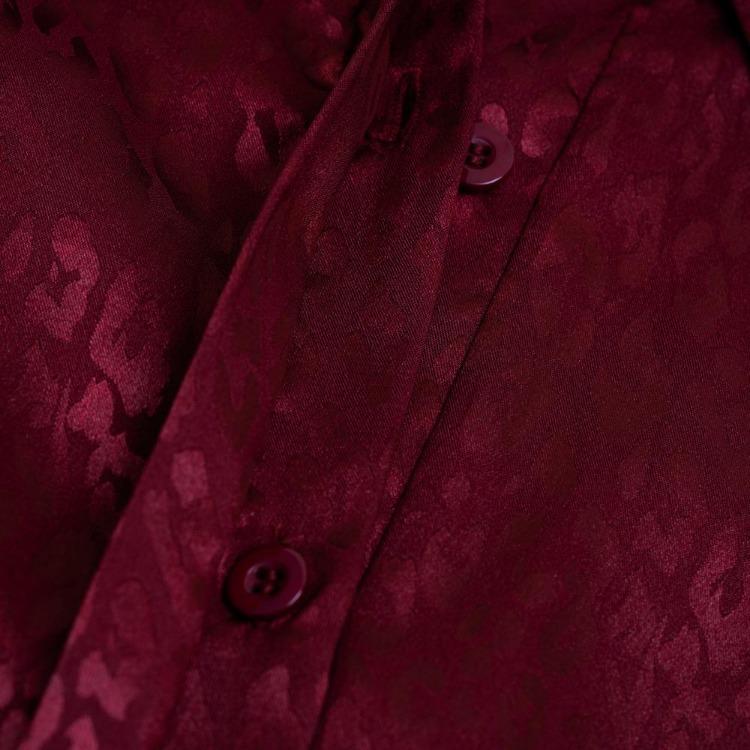 Elegant Women Long Sleeve Lace Up Dress Single Breasted Lapel Neck Autumn
