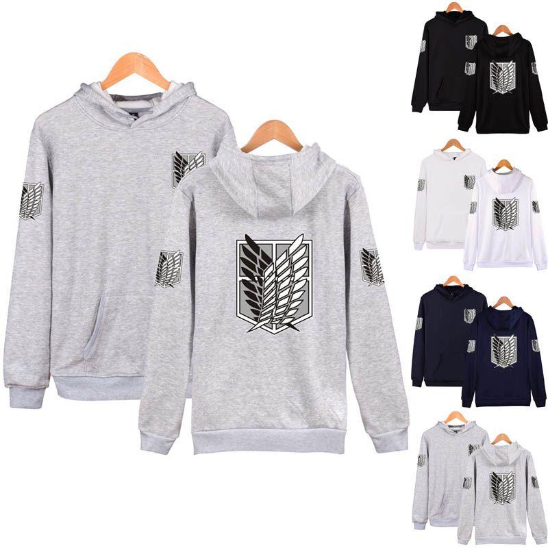 No Kyojin Attack On Titan Wings Hoodie Cozy Pullover For Ultimate Comfort**