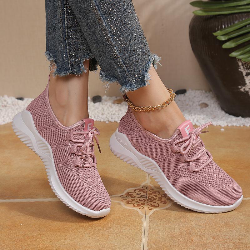 Anti-slip Mesh Surface Sports Shoes, Breathable and Casual Women's Shoes