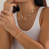 Double Snake Bone Jewellery Necklaces Women Hundreds Of Fine Chain Jumper Chain Hip Hop Set Necklace Jewellery