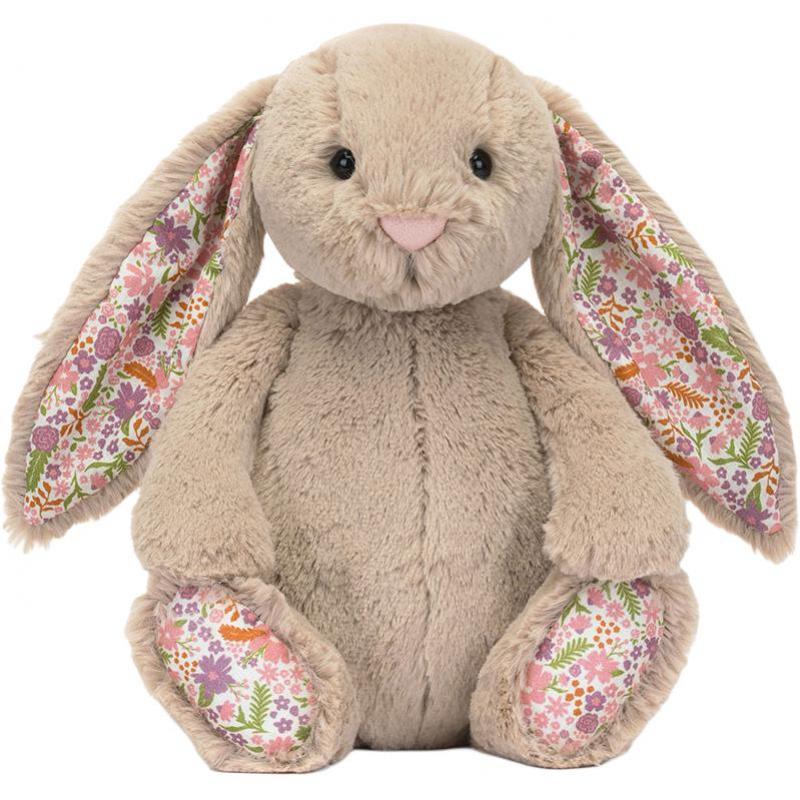 Jellycat Easter Series Petals Floral Bonnie Rabbit Cute Doll Plush Doll Sitting Height 15cm/23cm/38cm Height