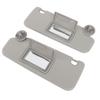 1 Pair Sun Visor Left Right Sun Visor with Mirror Replacement for Sonic Aveo 2012 To 2020 Grey