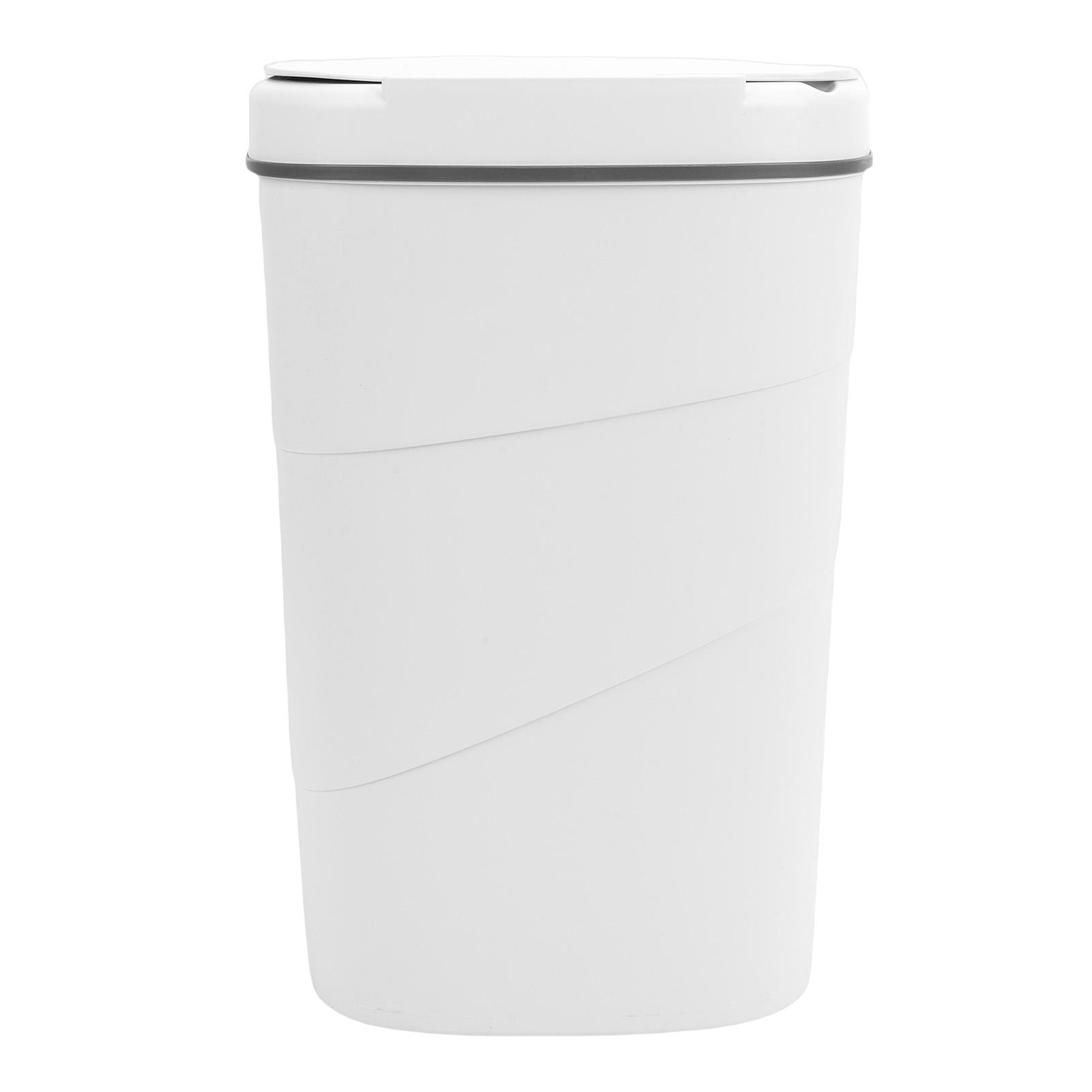 

Motion Sensor Trash Can 18L Automatic Touchless Garbage Bin with Blue Luminous Press for Bathroom Kitchen Living Room