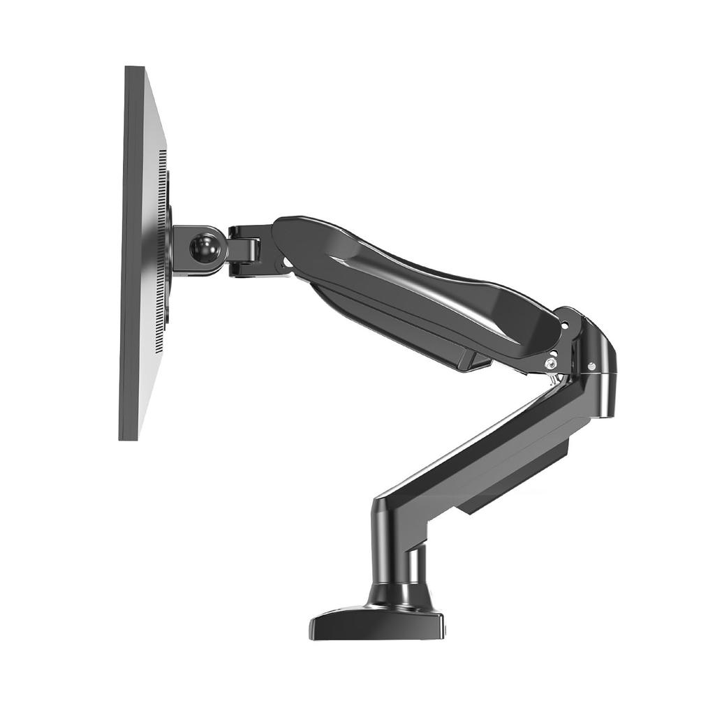 HUANUO Gas Spring Monitor Compatible with Inch Single HNSS31B Arm, 13-32 Monitors, Screen, Black,