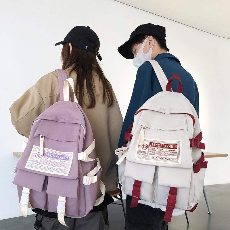 Backpack New College Backpack Fashion Harajuku School Bag