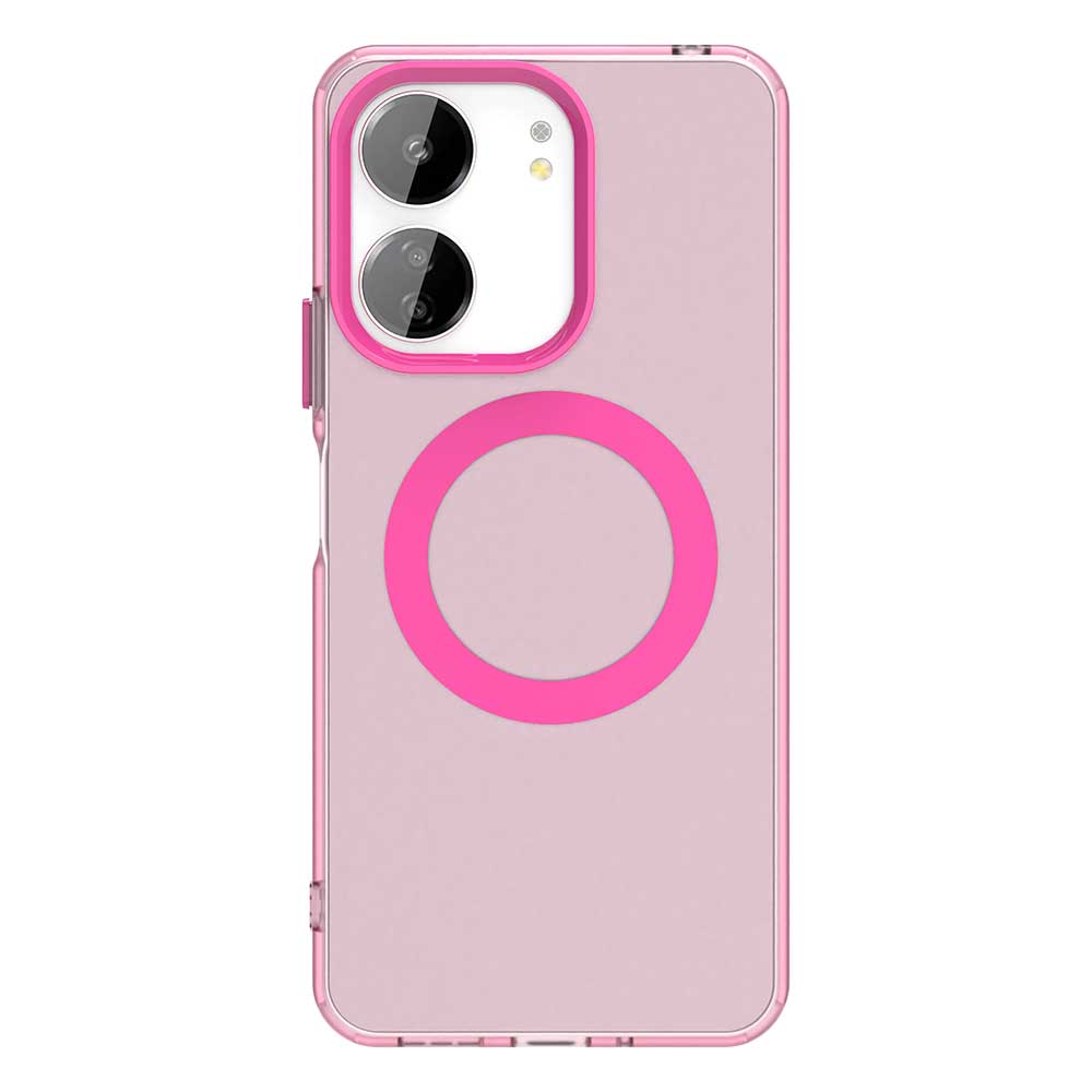 Magsafe Matte Phone Case For Xiaomi Redmi 13C 5G 13C 4G Magnetic Wireless Charging For Xiaomi Redmi 13R 5G Shockproof Back Cover